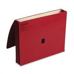 Wilson Jones/Acco Brands Inc. ColorLife® Expanding Wallet, Velcro Gripper® Flap, Letter Size, Red (WLJ7194R)