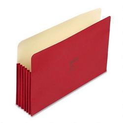 Wilson Jones/Acco Brands Inc. ColorLife® Recyc. File Pockets, Legal Size, 5-1/4 Exp., Red, 10/Box (WLJ76R)