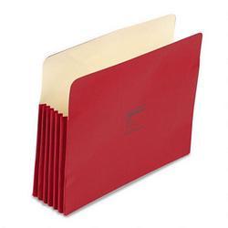 Wilson Jones/Acco Brands Inc. ColorLife® Recyc. File Pockets, Letter Size, 5-1/4 Exp., Red, 10/Box (WLJ66R)