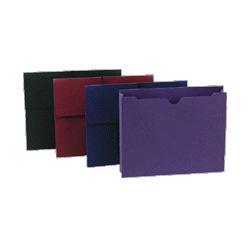 Smead Manufacturing Co. Colored School Wallets with Elastic Cord, Maroon, 11-3/4 x 9-1/2, Single Wallet (SMD77256)