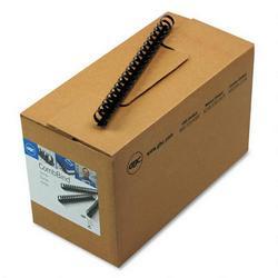 General Binding/Quartet Manufacturing. Co. CombBind™ Plastic Binding Combs, 3/4 Diameter, Black, 100 Combs/Box (GBC4000104)