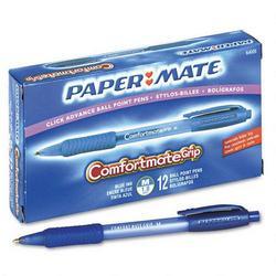 Papermate/Sanford Ink Company ComfortMate® Grip Retractable Ball Pen, 1.0mm, Blue Ink (PAP6410131)