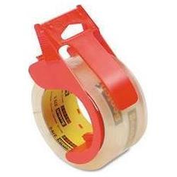3M Commercial Performance Heavy-Duty Clear Packaging Tape in Dispenser, 1 Roll (MMM3750RDCR)
