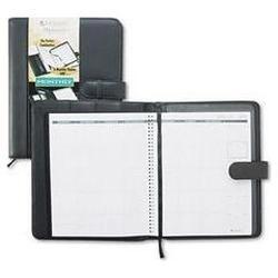 At-A-Glance Complete PlannerFolio® with Monthly Planner, Unruled, 9 x 11, Black Vinyl (AAG7726005)