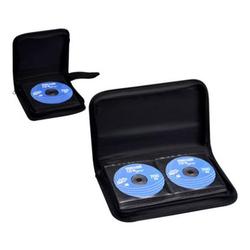 Compucessory CD/DVD Wallet - Clam Shell - Neoprene - Blue, Black