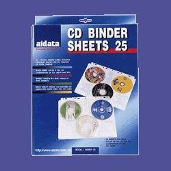 Compucessory CD Media Binder Refill, 25 Refill Pages CCS22297