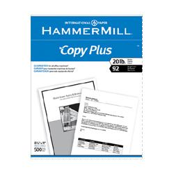 Hammermill Copy Plus Paper,20Lb,92 Brightness,11 x17 ,500/Pack,White (HPG105023)