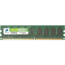 Corsair Value Select 512MB DDR2 SDRAM Memory Module - 512MB (2 x 256MB) - 533MHz DDR2-533/PC2-4200 - Non-ECC - DDR2 SDRAM - 240-pin
