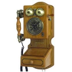 Crosley Country Kitchen Phone - Hand Rubbed Wood - - CR92