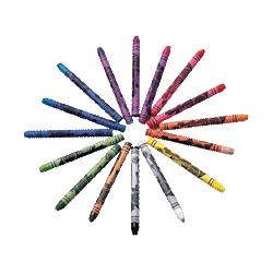 Dixon Ticonderoga Co. Crayograph Crayons, Nontoxic, 16/ST, Assorted (DIX10270)