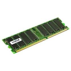 Crucial 1GB DDR SDRAM Memory Module - 1GB (1 x 1GB) - 400MHz DDR400/PC3200 - ECC - DDR SDRAM - 184-pin (CT12872Y40B)