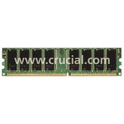 Crucial 1GB DDR SDRAM Memory Module - 1GB (2 x 512MB) - 333MHz DDR333/PC2700 - Non-ECC - DDR SDRAM - 184-pin DIMM (CT442966)