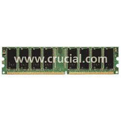 Crucial 1GB DDR SDRAM Memory Module - 1GB - 400MHz DDR400/PC3200 - Non-ECC - DDR SDRAM - 184-pin DIMM (CT357475)