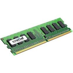 Crucial 1GB DDR2 SDRAM Memory Module - 1GB (2 x 512MB) - 667MHz DDR2-667/PC2-5300 - ECC - DDR2 SDRAM - 240-pin (CT2KIT6472AA667)