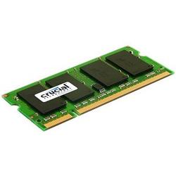 Crucial 1GB DDR2 SDRAM Memory Module - 1GB - 667MHz DDR2-667/PC2-5300 - Non-ECC - DDR2 SDRAM - 200-pin