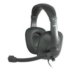 Cyber Acoustics AC-960 Pro Grade w/Mic Headset - Over-the-head - Black