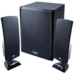 Cyber Acoustics CA-3402 Multimedia Speaker System - 2.1-channel - 20W (RMS) - Black