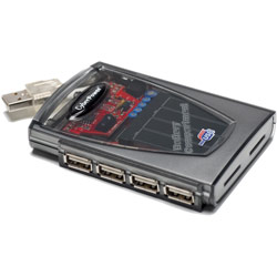 Cyber Power Portable Battery Powered USB Hub, CP-H420MP