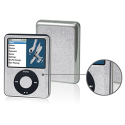 macally Decorative Stainless Steel Overlay for iPod Nano 3G