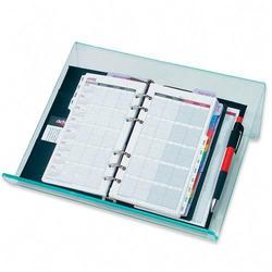 Deflecto Corporation Deflect-o Glasstique Planner Stand - Acrylic - Green