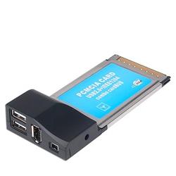 Generic 2-Port USB 2.0/2-Port IEEE 1394 FireWire Combo PC Cardbus