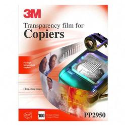 3M High Temperature Copier Transparency Film - Letter - 8.5 x 11 - 100 x Sheet(s)