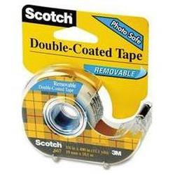 3M 667 Removable Double Sided Tape, 3/4 x 400 , 1 Core (MMM667)