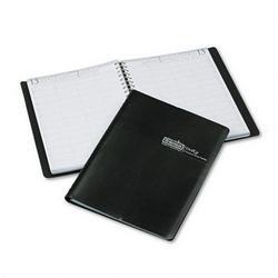 House Of Doolittle 8 Person Daily Appointment Book, 15 Minute Appointments, 8 x 11, Black (HOD28102)