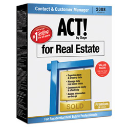 SAGE - ACT! CORPORATE RETAIL ACT! by Sage Premium for Real Estate 2008 (10.0) 5-User Pack