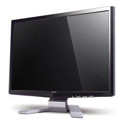 ACER AMERICA - DISPLAYS Acer P243WAID 24 Widescreen LCD Monitor - 1920 x 1200, 2ms, 3000:1, DVI