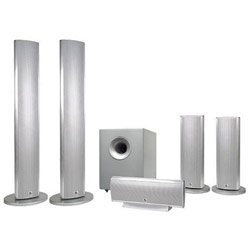 Acoustic Research PL100 Ultra-Slim On-Wall LCD/Plasma Style Speakers with Subwoofer