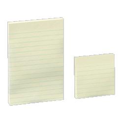 Sparco Products Adhesive Note Pads, Ruled, 3 x5 , Yellow (SPR70401)