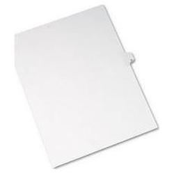 Avery-Dennison Allstate® Style Legal Side Tab Dividers, Tab Title 12, 11 x 8 1/2, 25/Pack (AVE82210)
