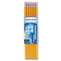 Papermate/Sanford Ink Company American® Classic Pencils, #2, Medium Soft Lead, Dozen (PAP12132)