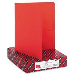 Smead Manufacturing Co. Antimicrobial Two Pocket Portfolio, Letter Size, Red, 25 per Box (SMD87924)