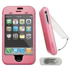 Wireless Emporium, Inc. Apple iPhone Snap-On Protector Case w/Screen Shield (Pink)
