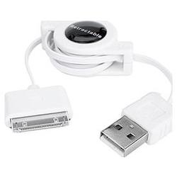 Abacus24-7 Apple iPod Retractable 2-in-1 USB 2.0 Data & Charging Cable