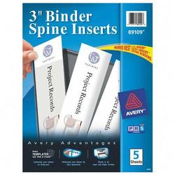 Avery-Dennison Avery Dennison Binder Spine Inserts3 - 15 x Inserts