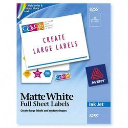 Avery-Dennison Avery Dennison Color Printing Label - 8.5 Width x 11 Length - White