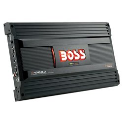 BOSS Audio BOSS AUDIO D1300.2 Diablo 2-Channel MOSFET Bridgeable Power Amplifier (1300W x 2 max @ 2, 320W x 2 RMS @ 4, Dim: 2.31 H x 11 W x 17.56 L)
