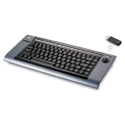 BTC 9039URF III 2.4 GHz wireless media control keyboard with trackball mouse USB