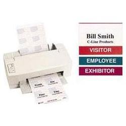 C-Line Products, Inc. Badge Inserts, Employee Style, 240 per Box (CLI92803)