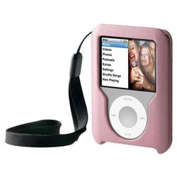 Belkin F8Z235-PNK Leather Laminate Case for iPod nano - Leather - Pink