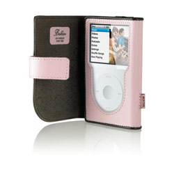 BELKIN COMPONENTS Belkin Leather Folio for iPod classic (Cameo Pink/Chocolate)