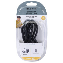 BELKIN COMPONENTS Belkin Power Extension Cable - - 2ft - Black