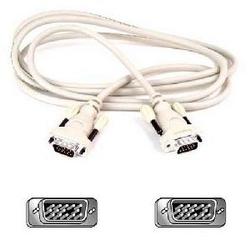 BELKIN CABLES Belkin Pro Series VGA Monitor Replacement Cable - 1 x HD-15 - 1 x HD-15 - 6ft
