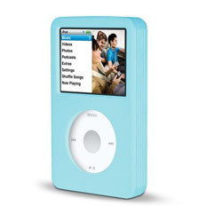 BELKIN COMPONENTS Belkin Silicone Sleeve for iPod classic (Blue)