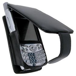 Eforcity Black Leather Case for Palm (Palmone) Treo 650 / 700 / 700w / 700p / 700wx from Eforcity