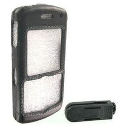 Wireless Emporium, Inc. Blackberry 8100 Pearl Executive Leatherette Snap-On Faceplate w/Clip (Black)