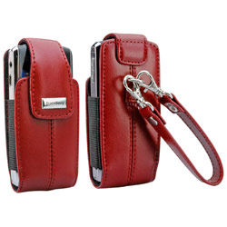 Blackberry 82247RIM Leather Vertical Tote with Wrist Strap